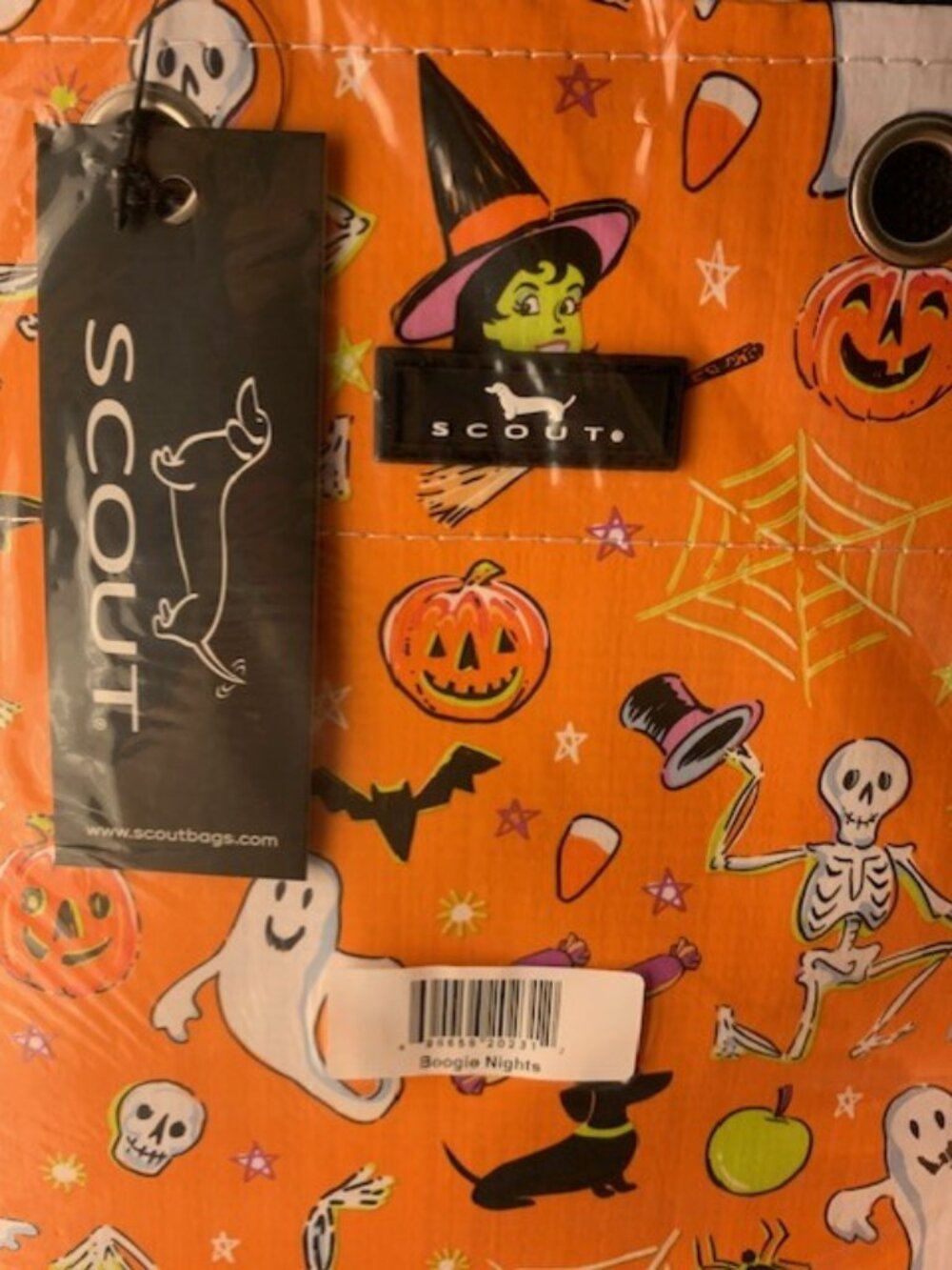NWT ๐Scout Small Gift Bag Halloween Boogie Nights Six Packer - Picture 5 of 5